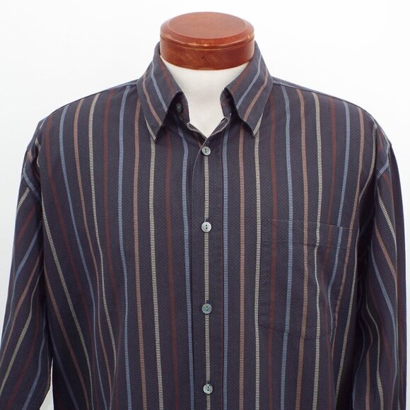 Bugatchi Uomo Long Sleeve Button Down Shirt - Picture 1 of 7